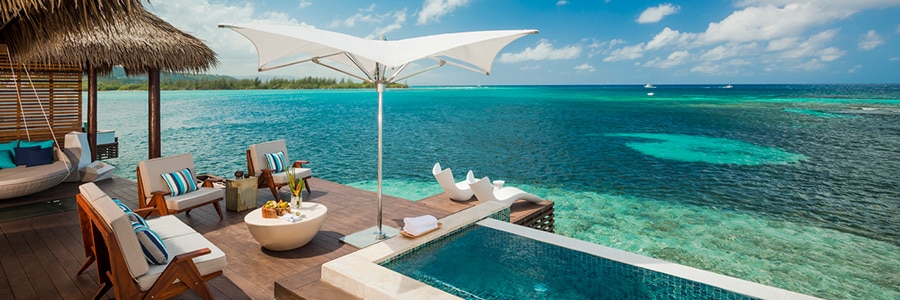 Overwater Bungalow Private Balcony